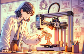 3Dプリンタでオリジナルデザインを作成する理系女子